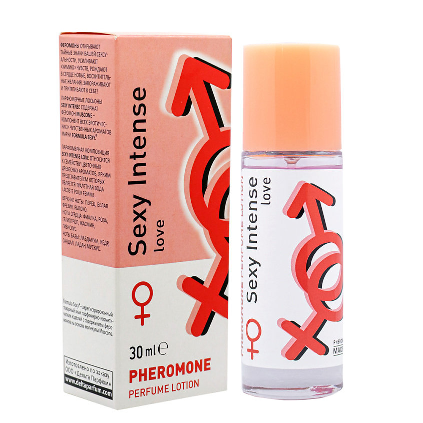 Изображение товара Лосьон с феромонами SEXY INTENSE Love 30 мл парфюмерное средство