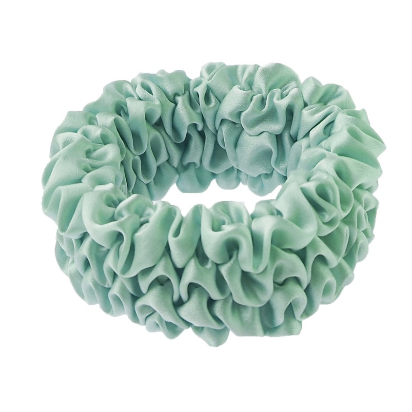 Изображение товара SILK MANUFACTURE Шёлковая резинка для волос SUPER TAIL, мятный, Мятный