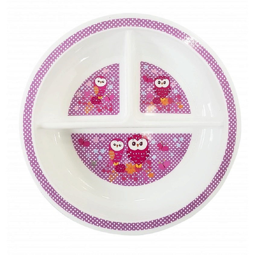 Изображение товара UVITON Тарелочка секционная, Розовый