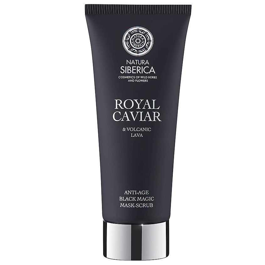 Изображение товара NATURA SIBERICA Маска-скраб для лица Вулканическая anti-age ROYAL CAVIAR, 100 мл