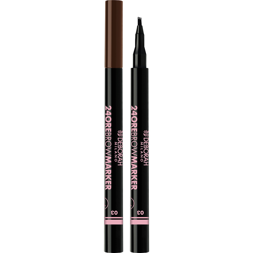 Изображение товара DEBORAH MILANO Лайнер для бровей 24 Ore Brow Marker Темно-коричневый 0,8 г