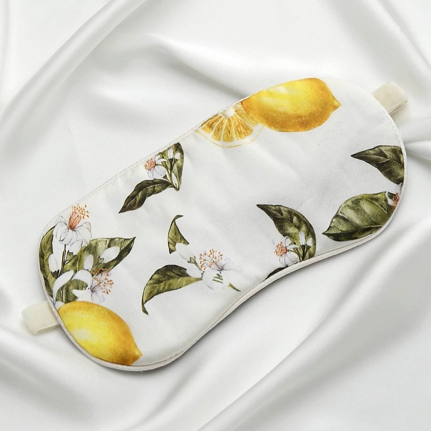 Изображение товара 8 HORAS OF SILK Шелковая маска для сна Amalfi, цвет: Желтый