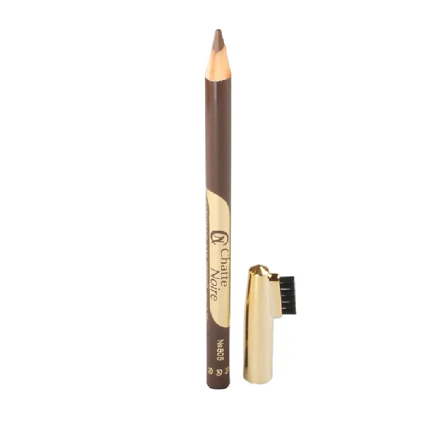 Изображение товара CHATTE NOIRE Карандаш для бровей, Светлый светло-коричневый 805, пудровый