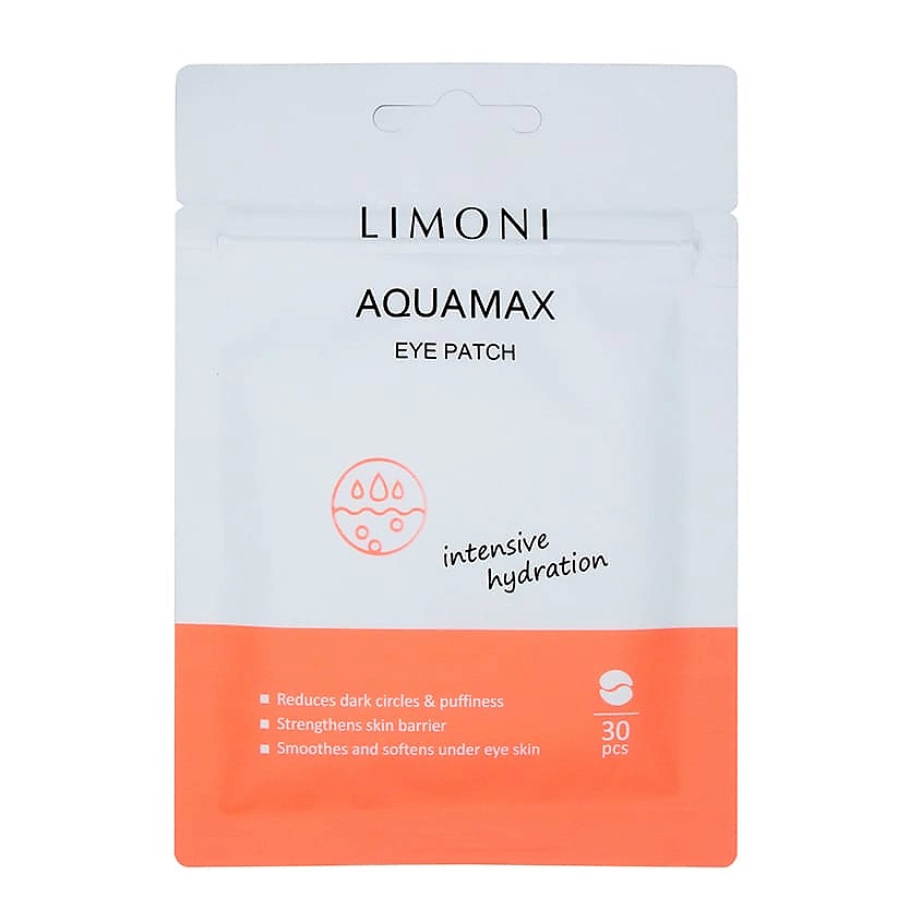 Изображение товара LIMONI Патчи для век увлажняющие Aqumax Eye Patch, 30 шт