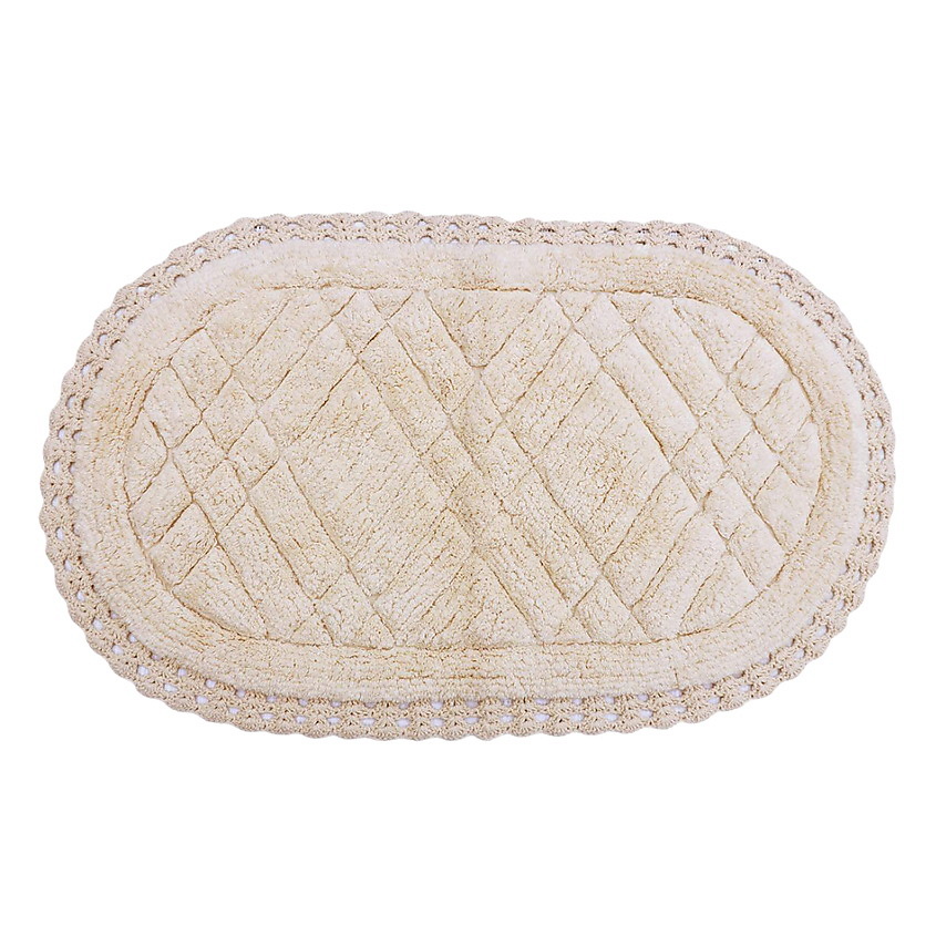 Изображение товара Кружевной коврик для ванной SOFI DE MARKO RACHEL M 60х100 натуральный хлопок