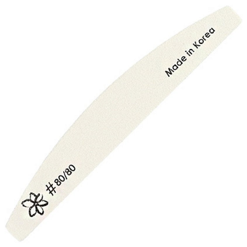 Изображение товара Пилка лодка Грит 80/80 для искусственных ногтей от IRISK