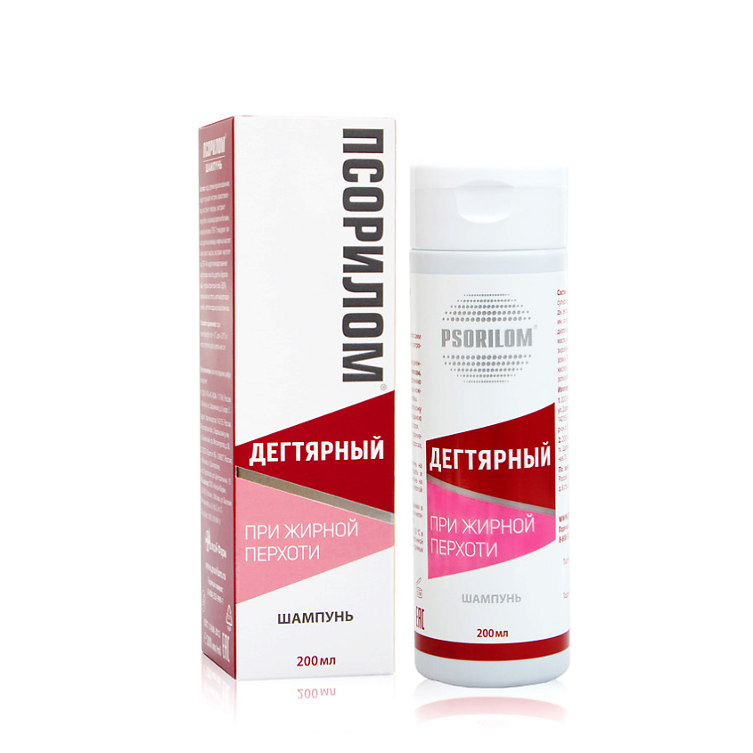 Изображение товара Псорилом дегтярный шампунь для жирной перхоти 200 мл