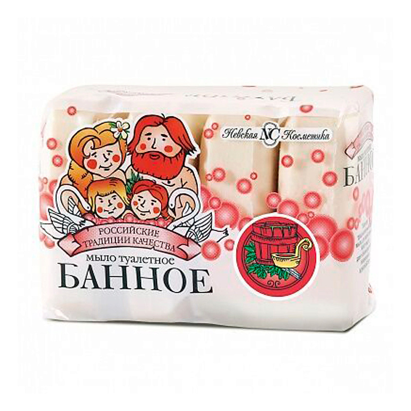 Изображение товара НЕВСКАЯ КОСМЕТИКА Мыло туалетное Банное, 400 г