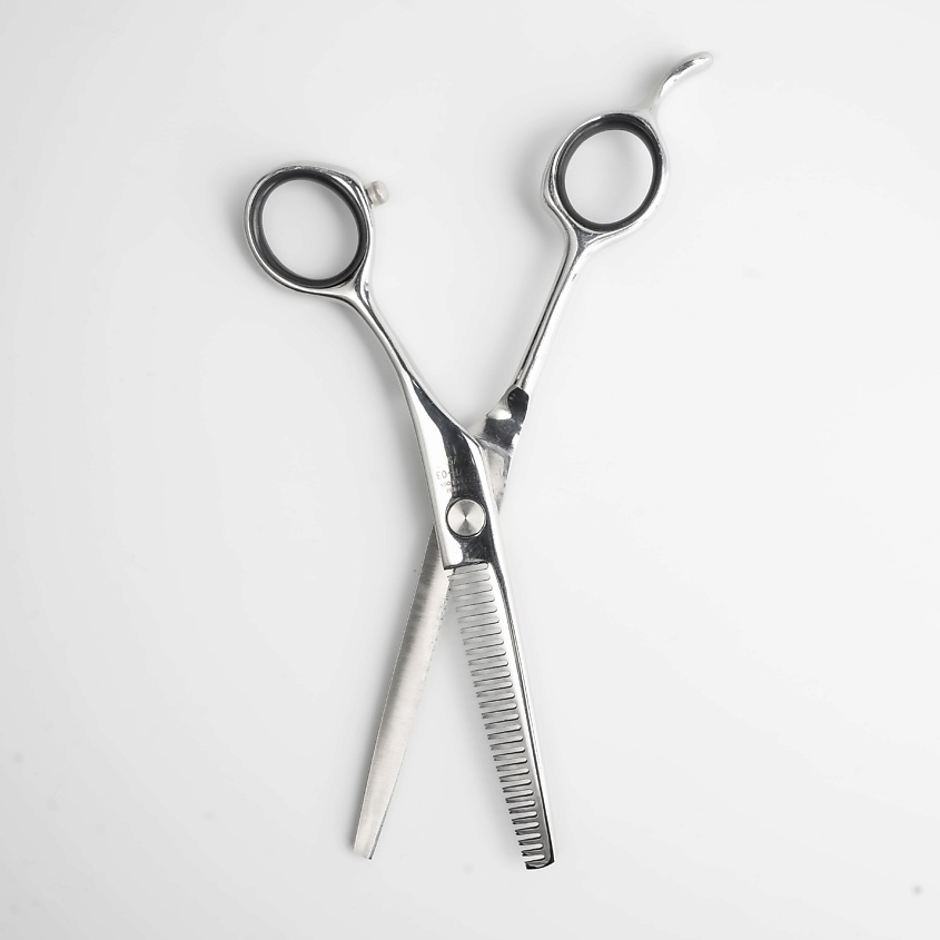 Изображение товара MELONPRO Филировочные парикмахерские ножницы 5.5" серебряные