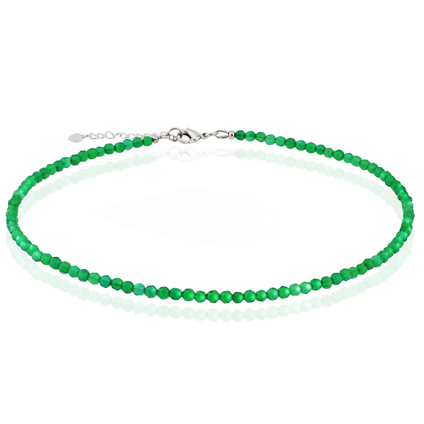 Изображение товара Чокер ALERIE-ACCESSORIES Miniature Emerald из натурального агата Изображение товара Чокер ALERIE-ACCESSORIES Miniature Emerald из натурального агата