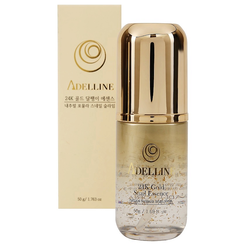 Изображение товара ADELLINE Сыворотка с коллоидным золотом и слизью улитки, 50мл