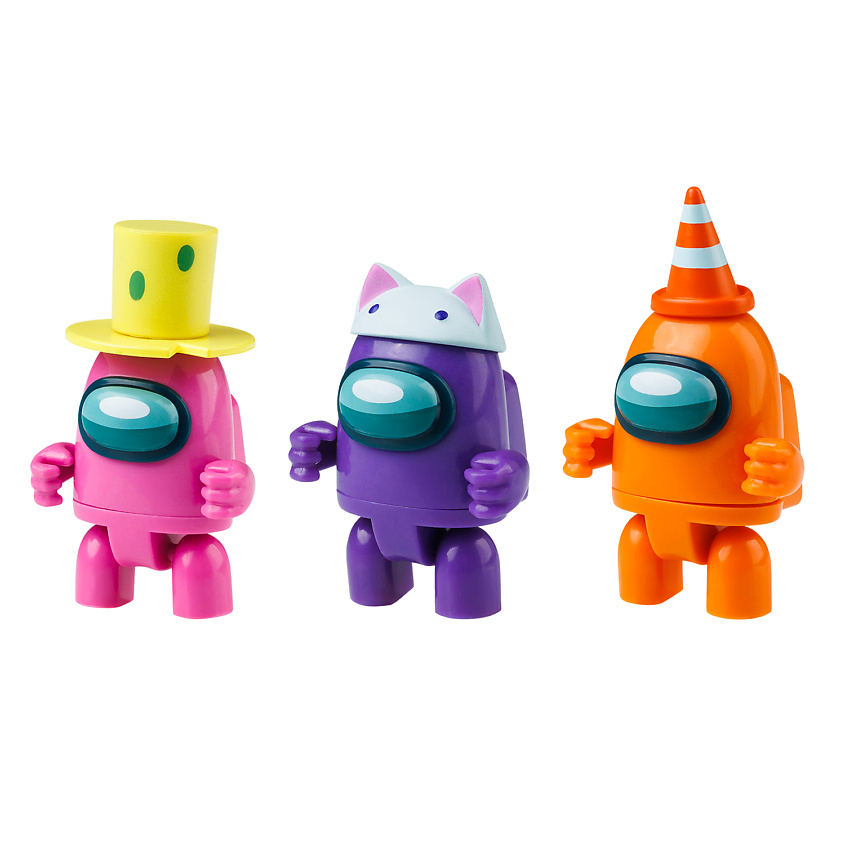 Изображение товара Набор фигурок Among Us 3 серия с подвижными элементами и аксессуарами