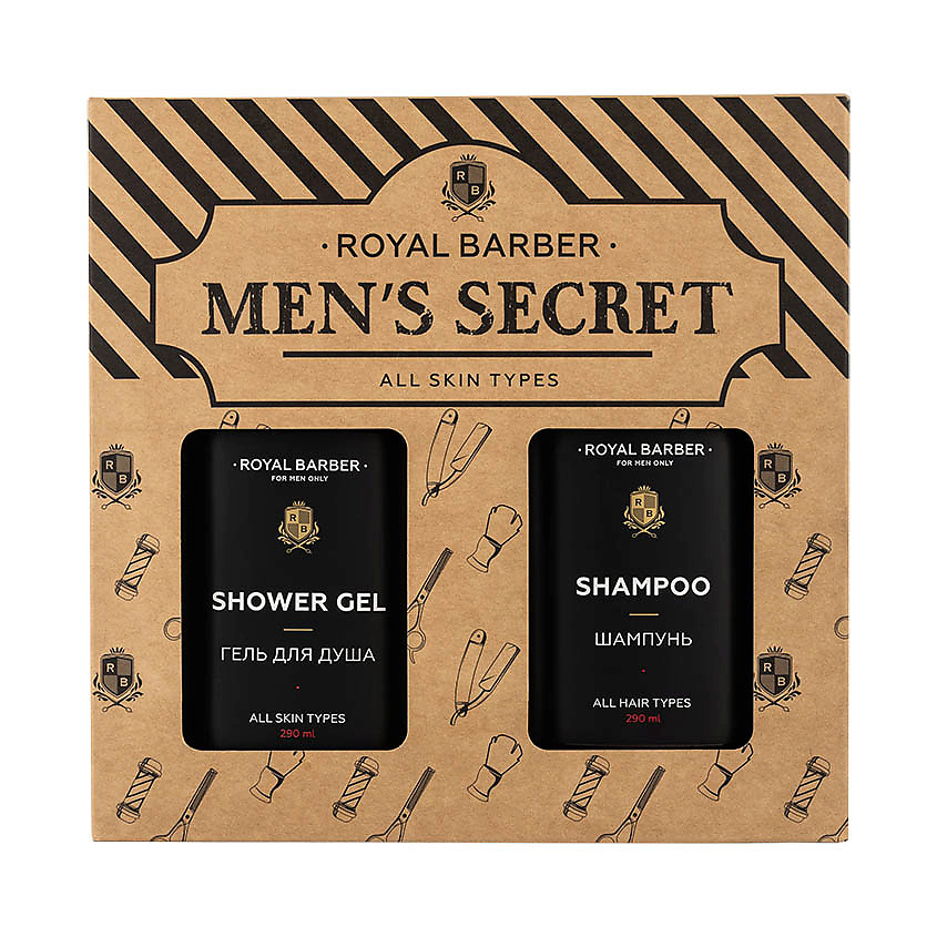 Изображение товара ROYAL BARBER Набор 24 MEN'S SECRET, 290 мл x 290 мл