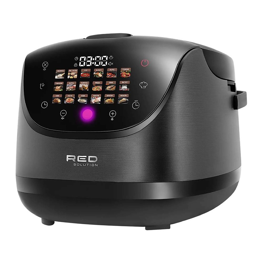 Изображение товара Мультиварка RED SOLUTION COLORCOOK RMC-88 серый с RGB-индикацией и сенсорным дисплеем