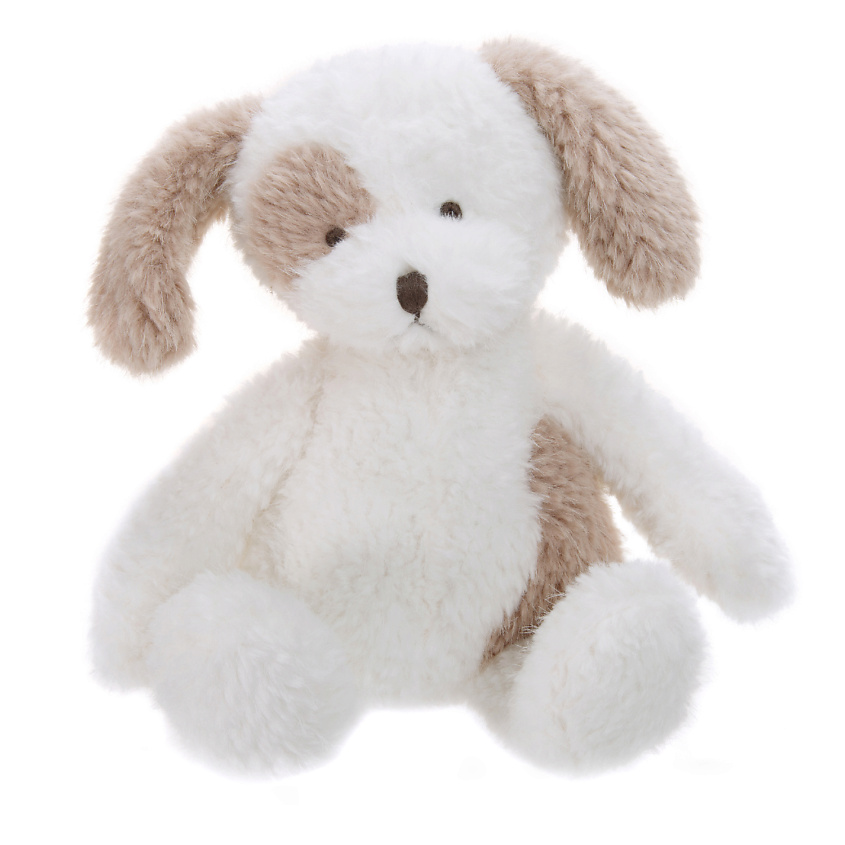 Изображение товара GULLIVER Мягкая игрушка Собачка бежевая по имени Пупс, 23 см, Белый