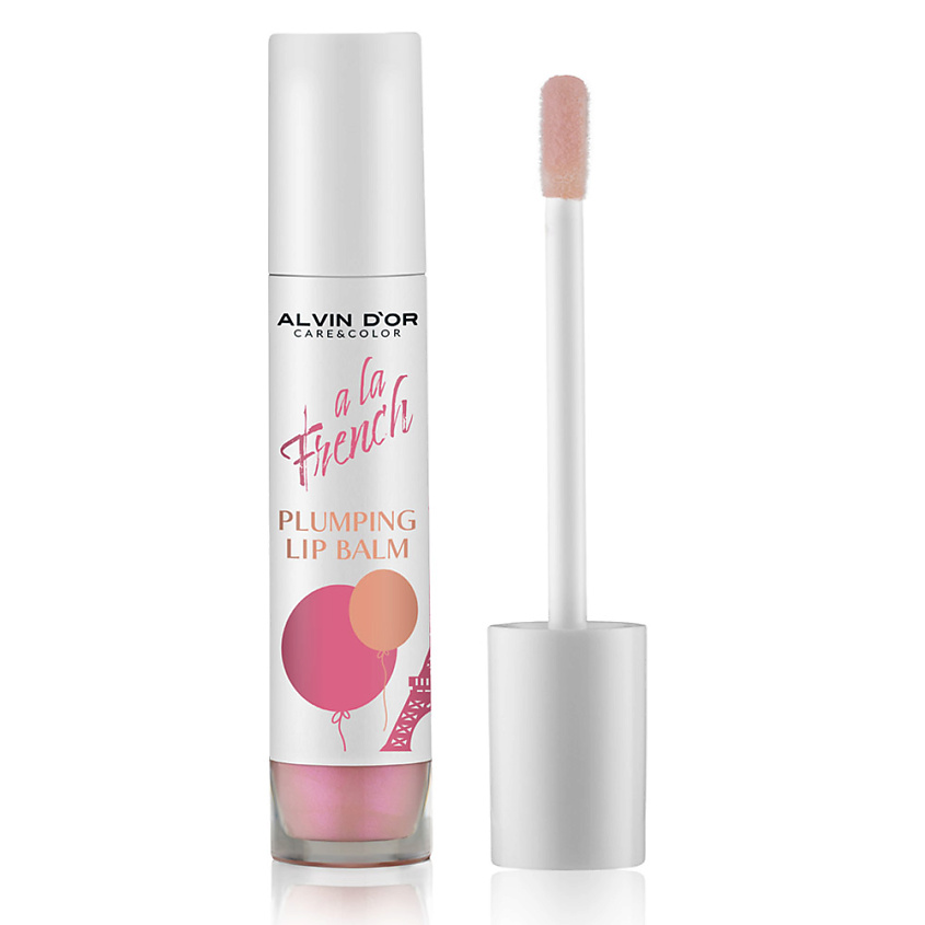 Изображение товара ALVIN D’OR Плампер для губ PLUMPING LIP BALM A LA FRENCH, 02 Pearl Rose, 6.5 мл