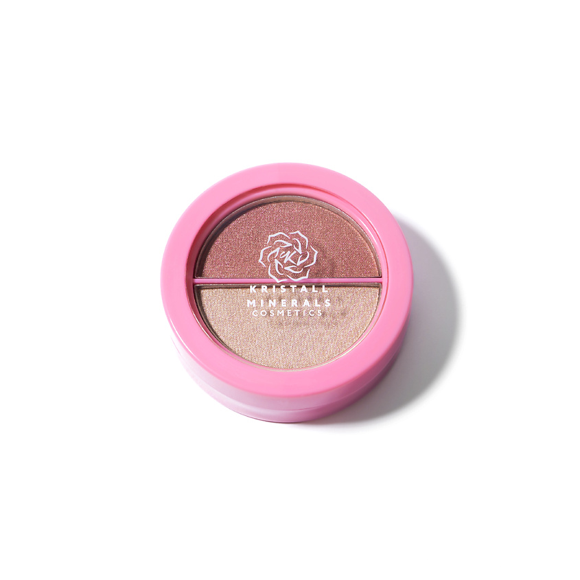 Изображение товара KRISTALL MINERALS COSMETICS Детская палетка теней Волшебная пыльца, 06 клубничный + песочный