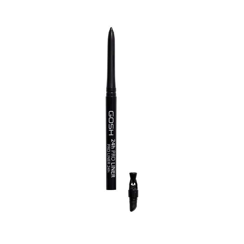 Изображение товара GOSH Карандаш для глаз стойкий автоматический 24H Pro Liner, 002 Carbon Black, 0,35 г