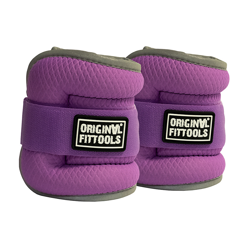 Изображение товара ORIGINAL FITTOOLS Комплект утяжелителей весом 2 кг (пара), Фиолетовый