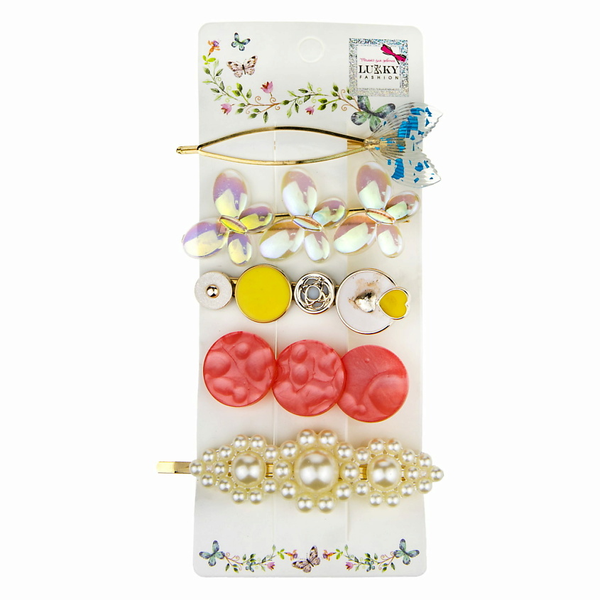 Изображение товара LUKKY Набор заколок, Серебряный