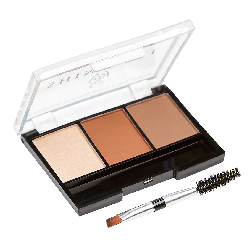 Изображение товара SHINEWELL Набор для моделирования бровей с хайлайтером, набор №1