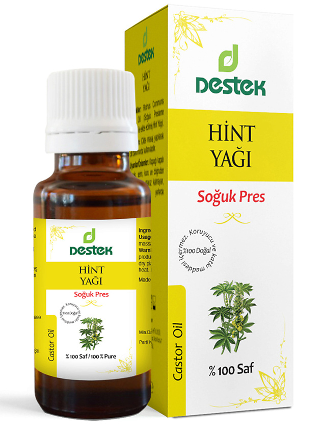 Изображение товара Касторовое масло для волос и кожи 50 мл натуральное с сертификатом ЭКО