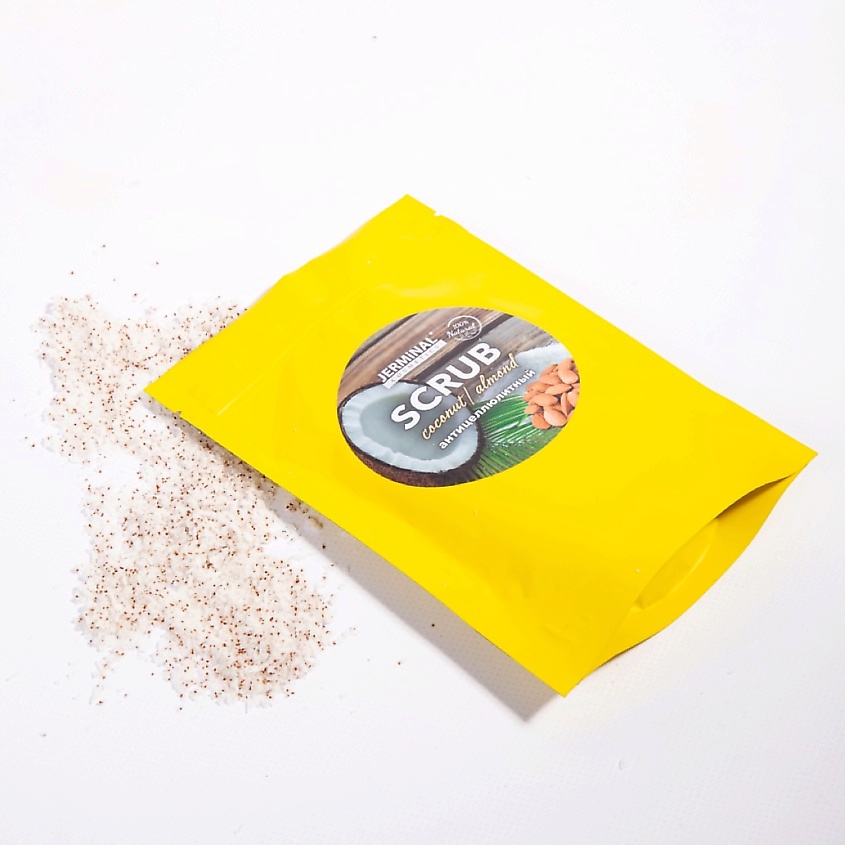 Изображение товара JERMINAL COSMETICS Скраб Кокосовый антицеллюлитный для тела Баунти, 150 г