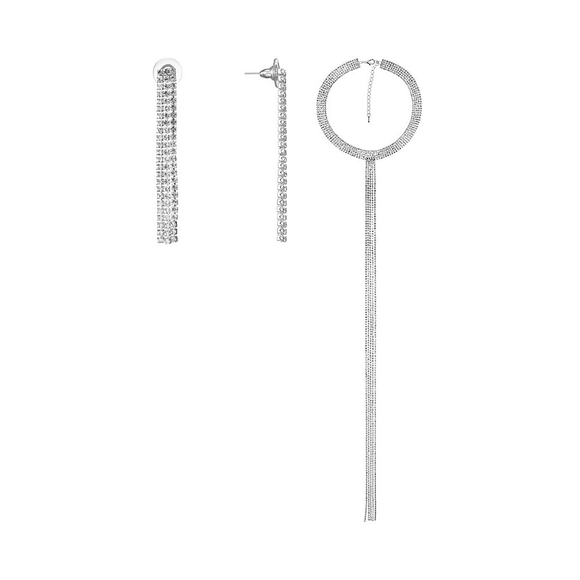 Изображение товара Элегантный гарнитур из колье и серег с прозрачными кристаллами от UVI JEWELLERY