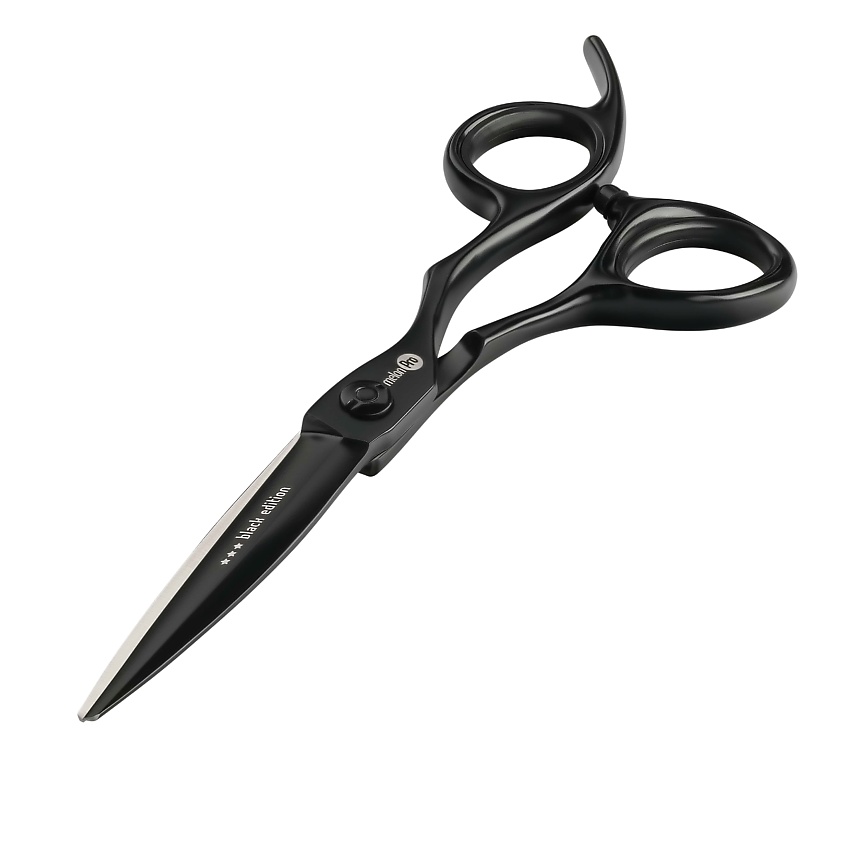 Изображение товара Профессиональные парикмахерские ножницы MELONPRO Black Edition 5.5 эргономичные Изображение товара Профессиональные парикмахерские ножницы MELONPRO Black Edition 5.5 эргономичные