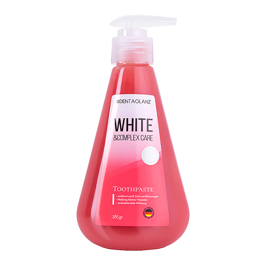 Изображение товара #DENTAGLANZ Зубная паста Комплексный уход и белизна Complex Care & White Toothpaste, 285 г