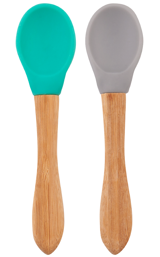 Изображение товара MINIKOIOI Scoops Набор детских ложек со съемной ручкой 0+, Зеленый