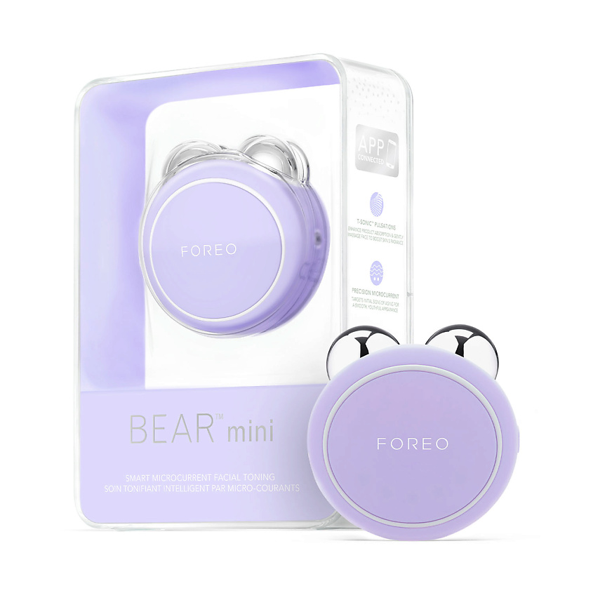 Изображение товара FOREO BEAR mini Микротоковое тонизирующее устройство для лица с 3 уровнями интенсивности, 1 шт.