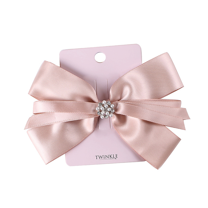 Изображение товара Заколка для волос для детей TWINKLE BACK TO SCHOOL бант Beige Stones