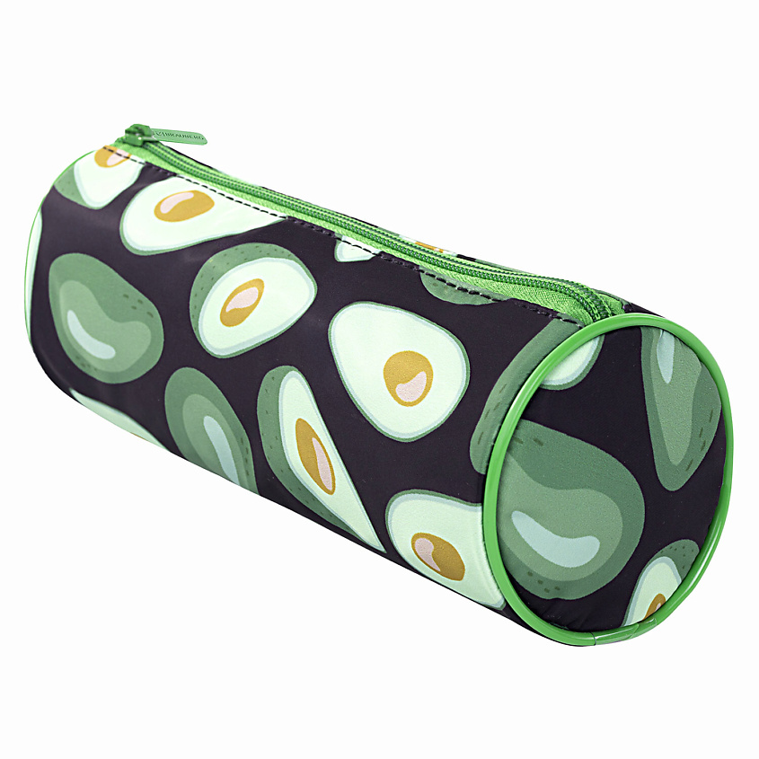 Изображение товара BRAUBERG Пенал Black Avocado, с эффектом Soft Touch, Зеленый