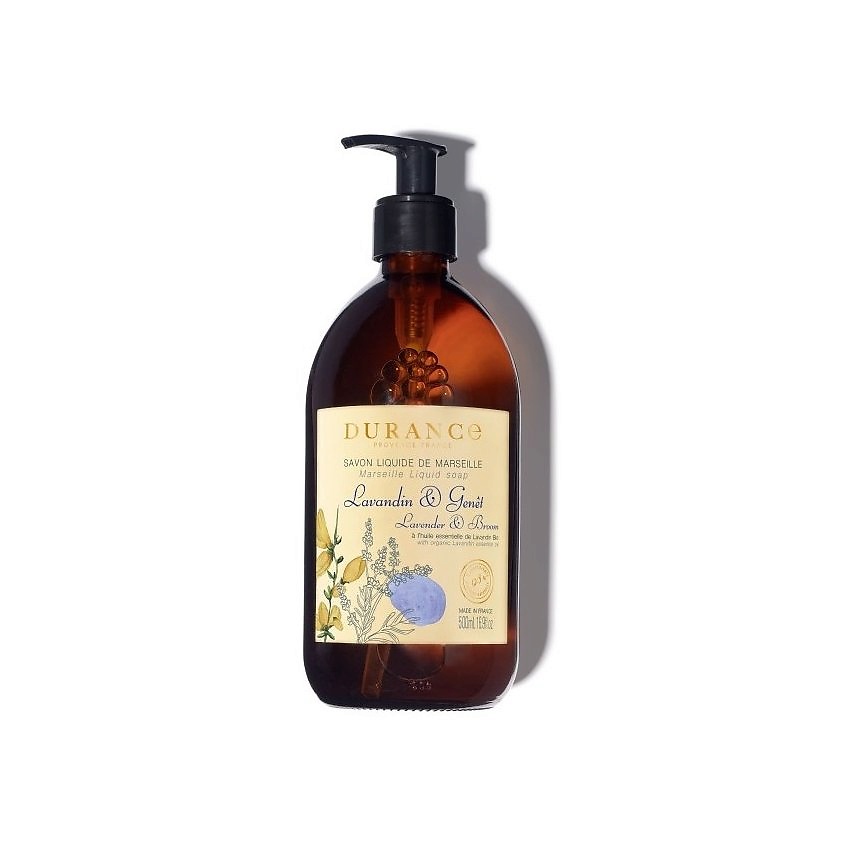 Изображение товара DURANCE Марсельское жидкое мыло Лаванда и травы Прованса Lavender & Broom, 500 мл