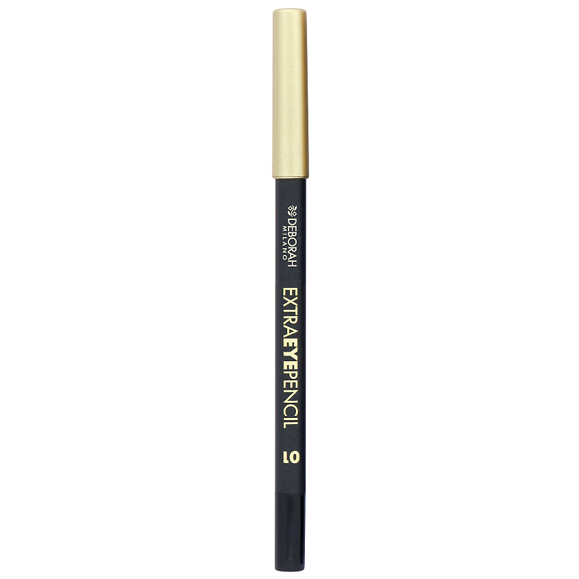 Изображение товара Дорогой Женский водостойкий карандаш для век DEBORAH MILANO EXTRA EYE PENCIL 01 черный 1,5 г