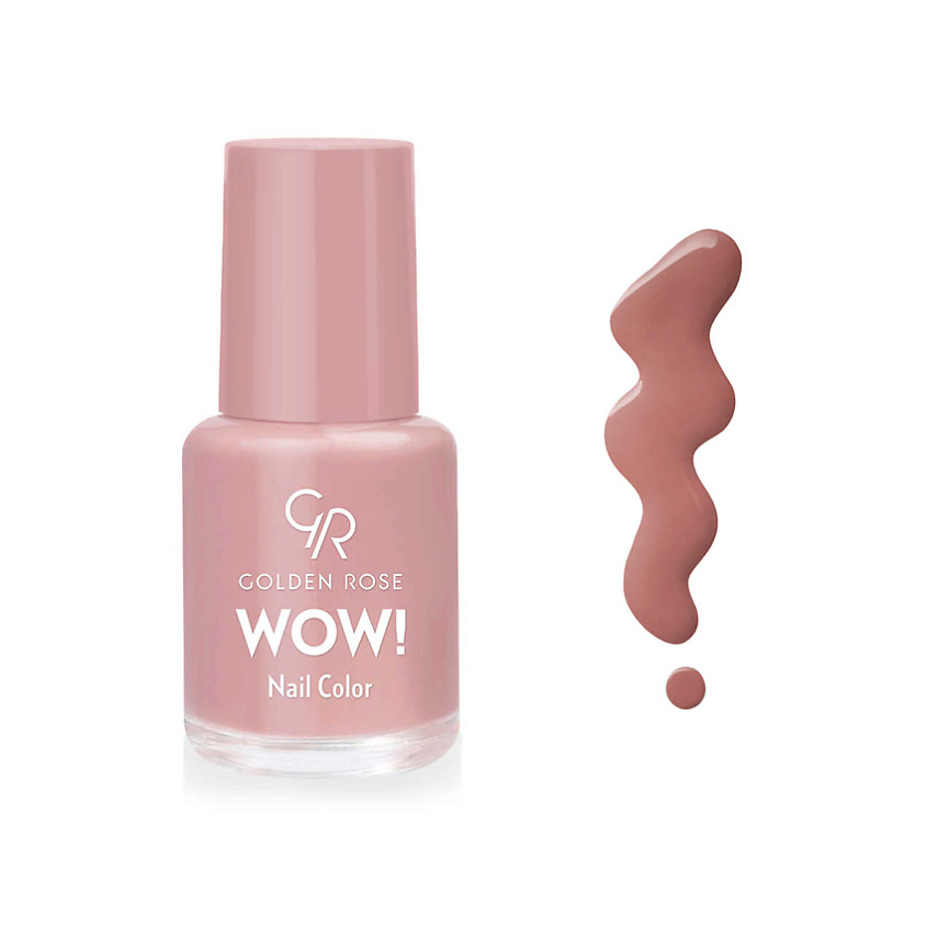 Изображение товара GOLDEN ROSE Лак для ногтей WOW! Nail Color Clear, №14