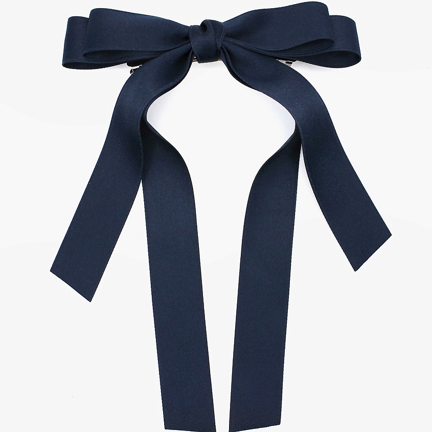 Изображение товара BOWBOOM Атласный бант для волос, цвет: Синий, 1 цвет
