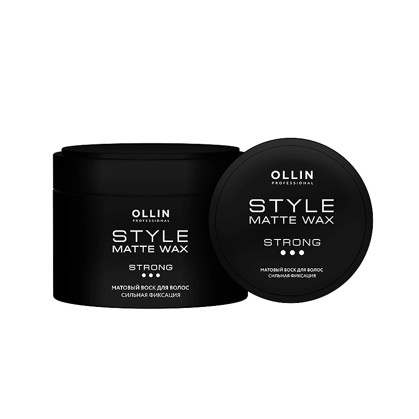 Изображение товара OLLIN PROFESSIONAL Матовый воск для волос сильной фиксации OLLIN STYLE, 50 г Изображение товара OLLIN PROFESSIONAL Матовый воск для волос сильной фиксации OLLIN STYLE, 50 г