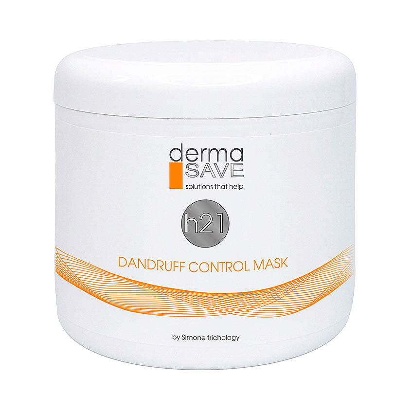 Изображение товара DERMA SAVE Маска H21 против перхоти для волос и кожи головы Dandruff control mask, 500 мл