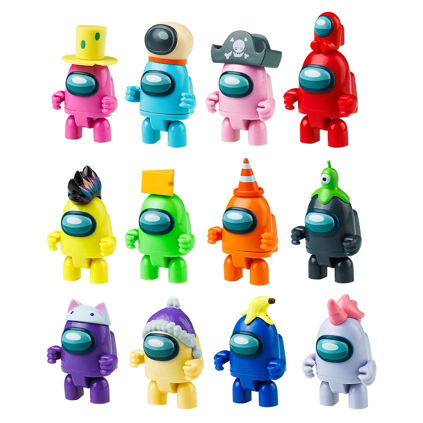 Изображение товара AMONG US Набор фигурок 3 серия, с подвижными элементами + аксессуары, 1 шт