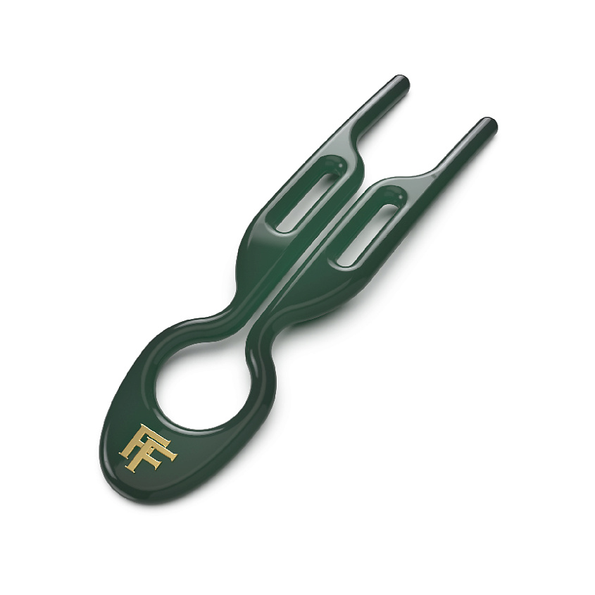 Изображение товара FIONA FRANCHIMON Набор шпилек No1 Hairpin изумрудного оттенка (3шт.), цвет: Зеленый