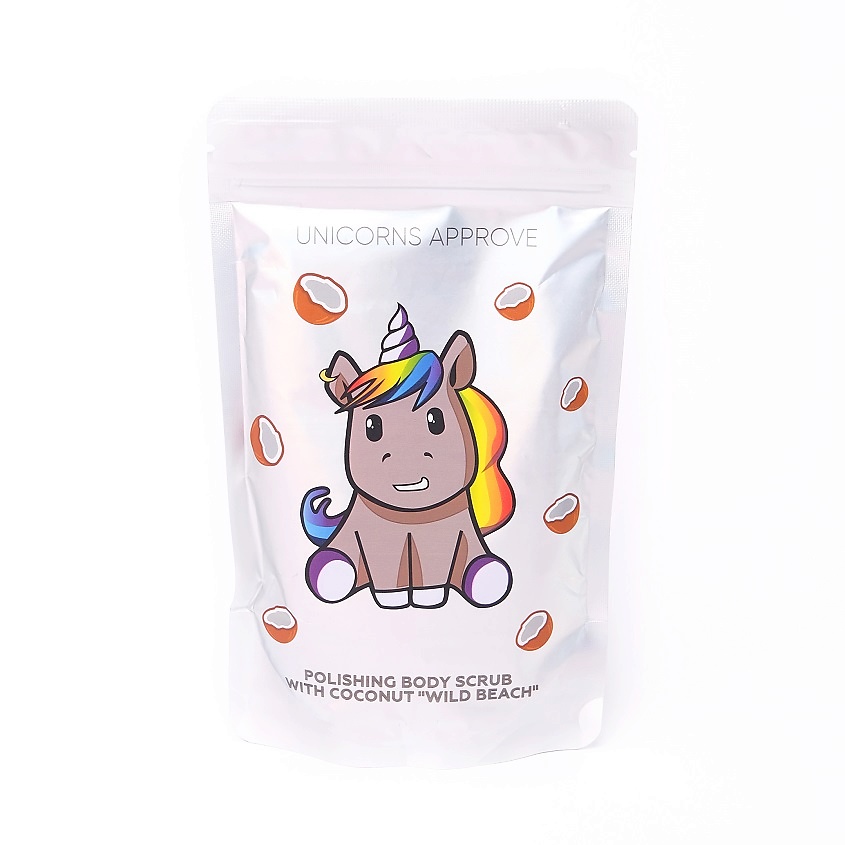 Изображение товара Полирующий кокосовый скраб для тела WILD BEACH 200 г UNICORNS APPROVE