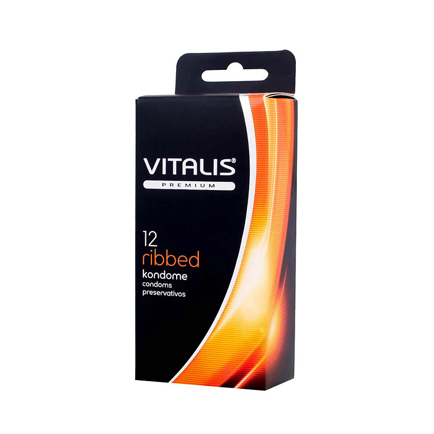 Изображение товара Vitalis Premium Презервативы Ribbed Высокое качество 12 шт