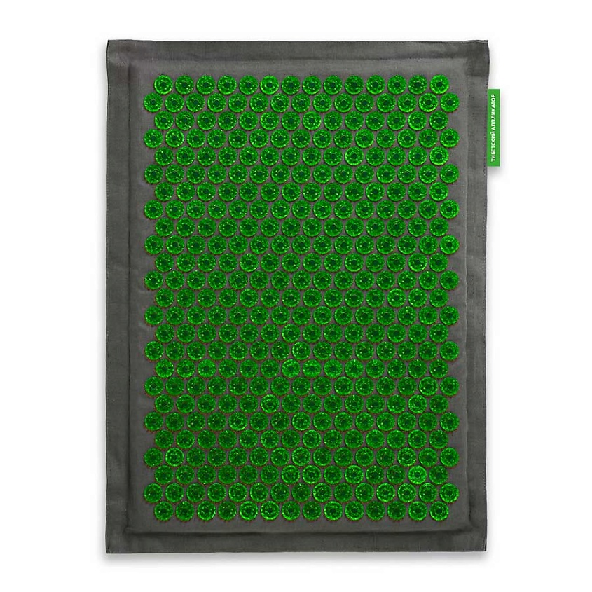 Изображение товара ЛАБОРАТОРИЯ КУЗНЕЦОВА Массажер «Тибетский аппликатор», на подложке 41х60 см, тёмный лен, зеленый