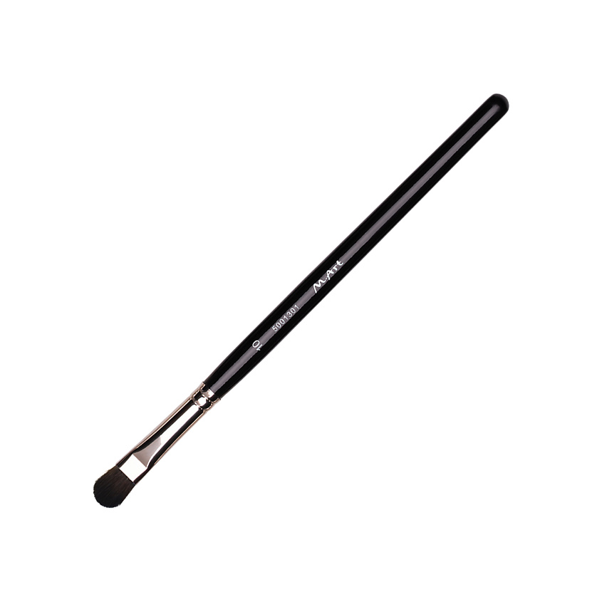 Изображение товара M.ART Овальная кисть № 10 для теней, имитация белки, 1 шт.