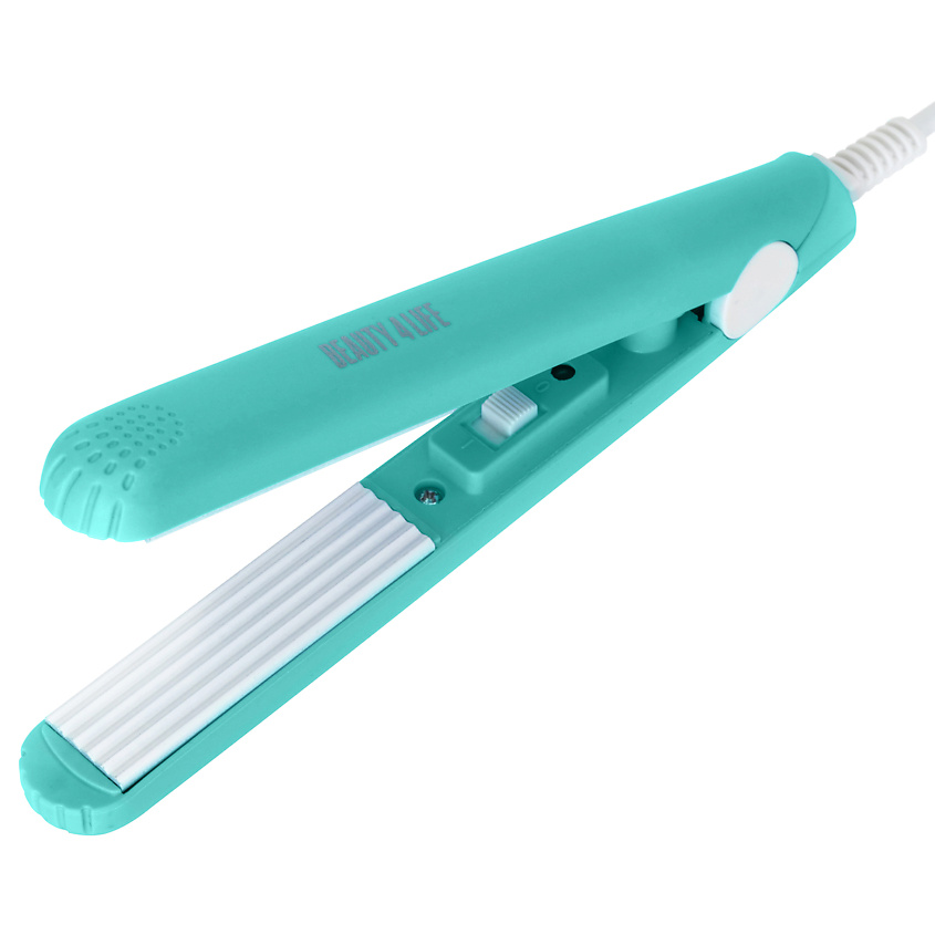 Изображение товара BEAUTY4LIFE Утюжок для волос гофре мини, Зеленый