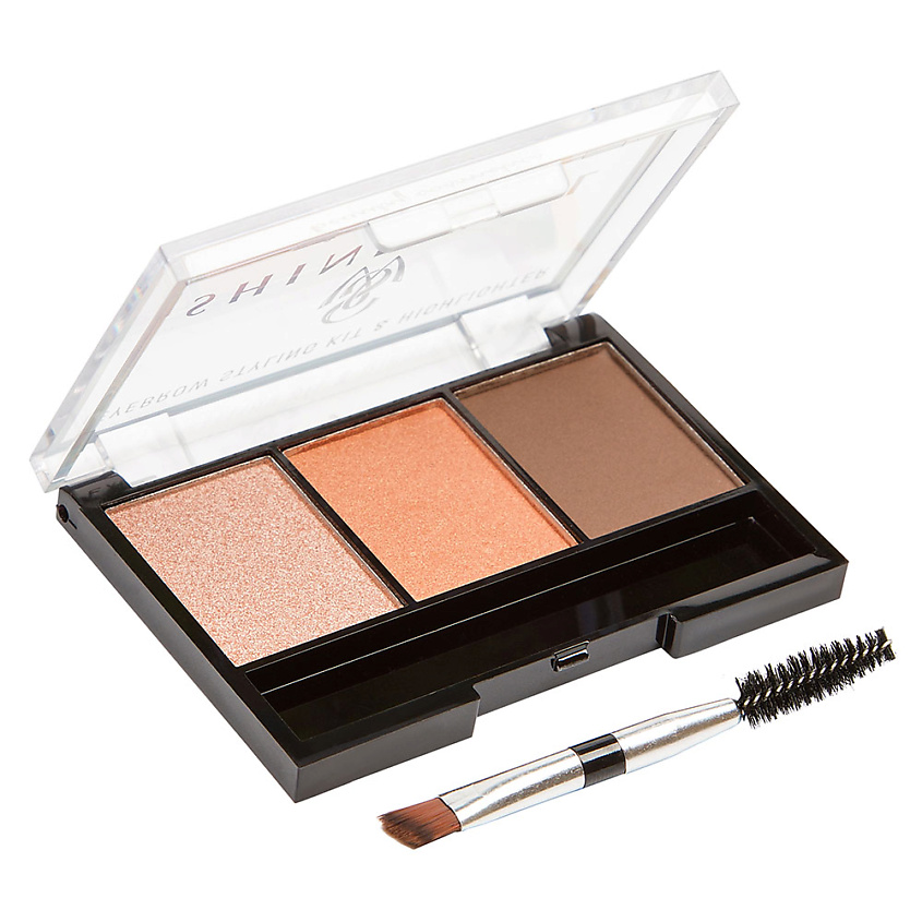 Изображение товара SHINEWELL Набор для моделирования бровей с хайлайтером, набор №3