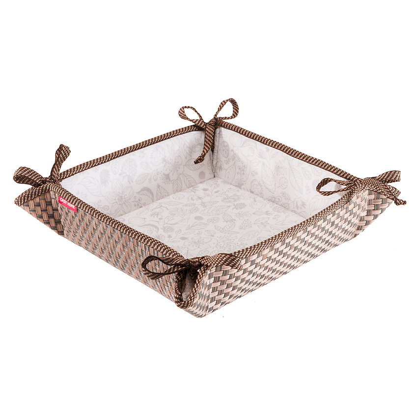 Изображение товара Хлебница CASY HOME ВВ-011 коричневого цвета 20х20х7 см