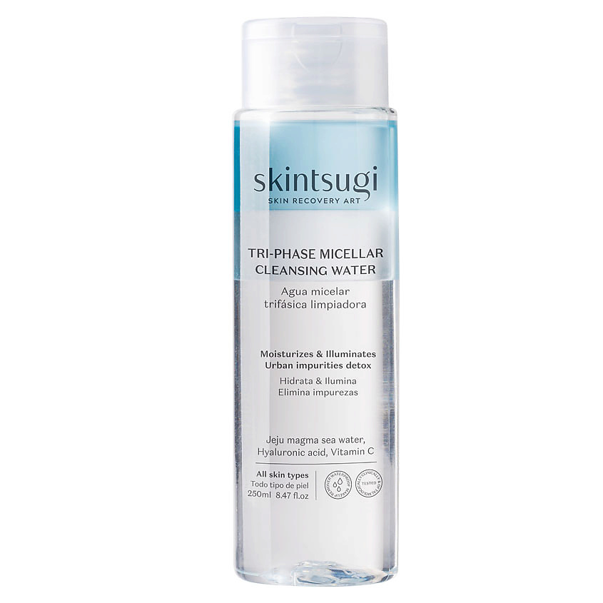 Изображение товара SKINTSUGI Мицеллярная вода для лица трехфазная очищающая, 250 мл